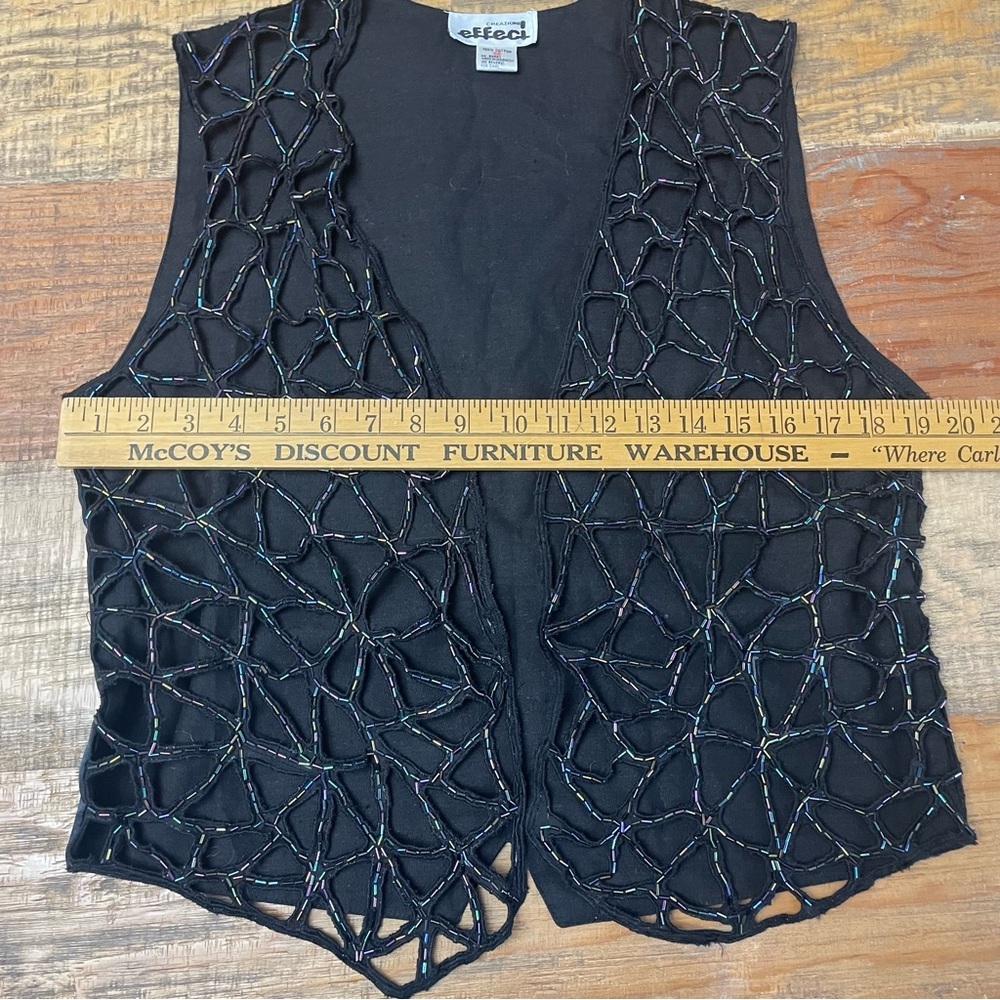 Effeci women’s size medium best Vintage 90’s beads Party Cocktail whimsigoth - Picture 6 of 8